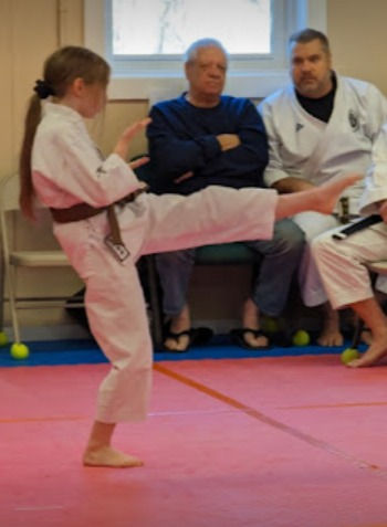 Teen Alpha Martial Arts Academy student