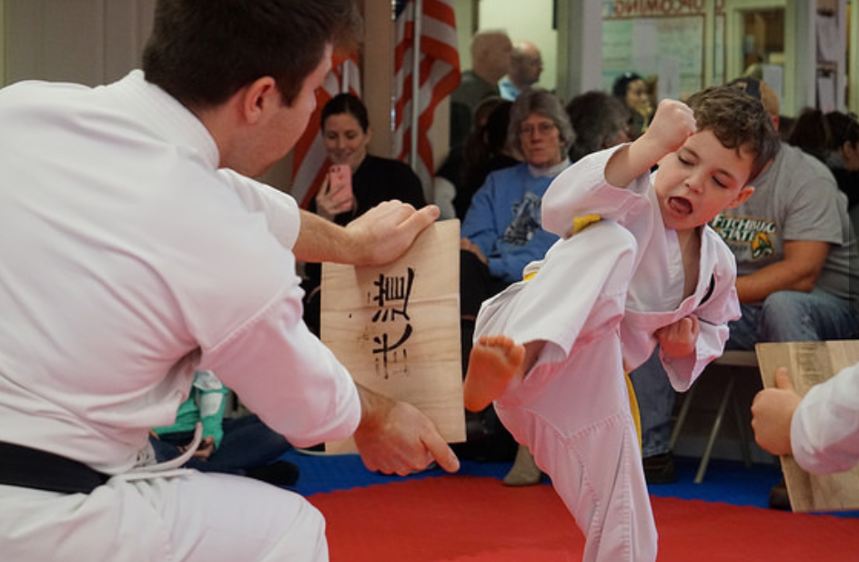 Samurai class students, ages 6 to 7